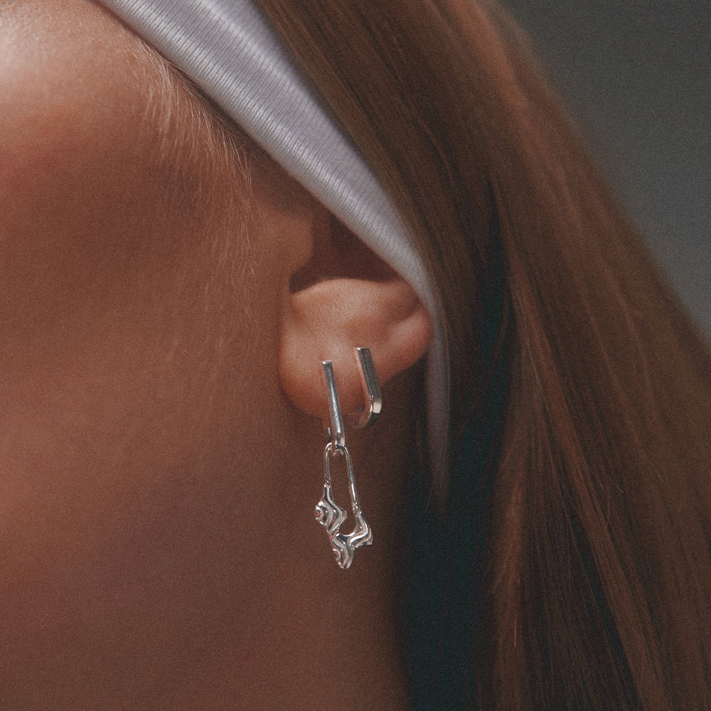 Huggie Flow Earrings
