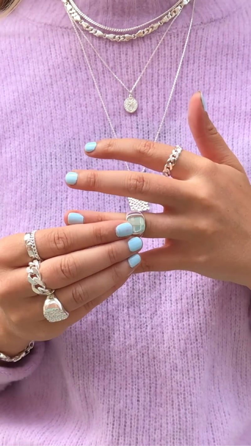 Girly Silver Crush