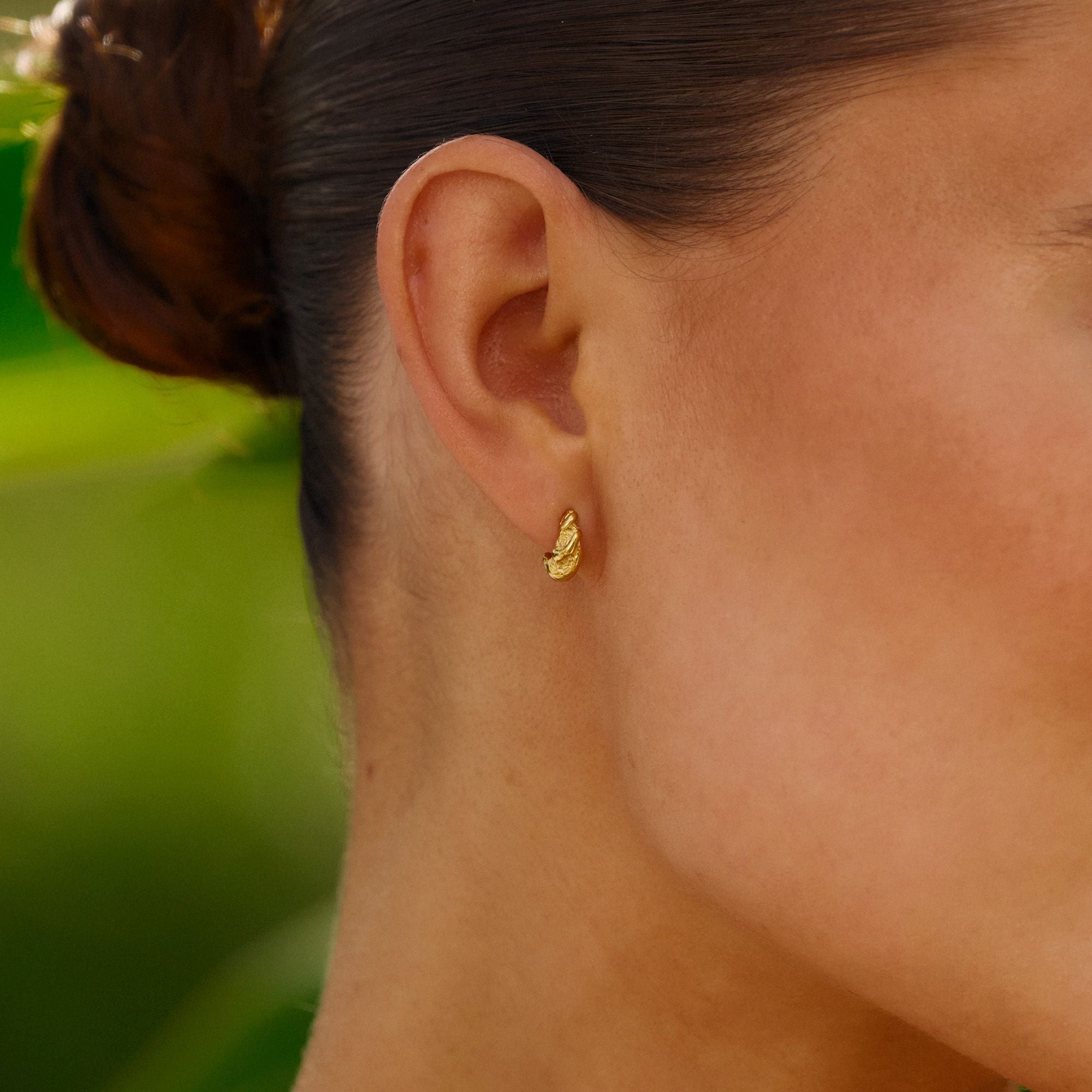 Hugged Zebra Stud Earrings
