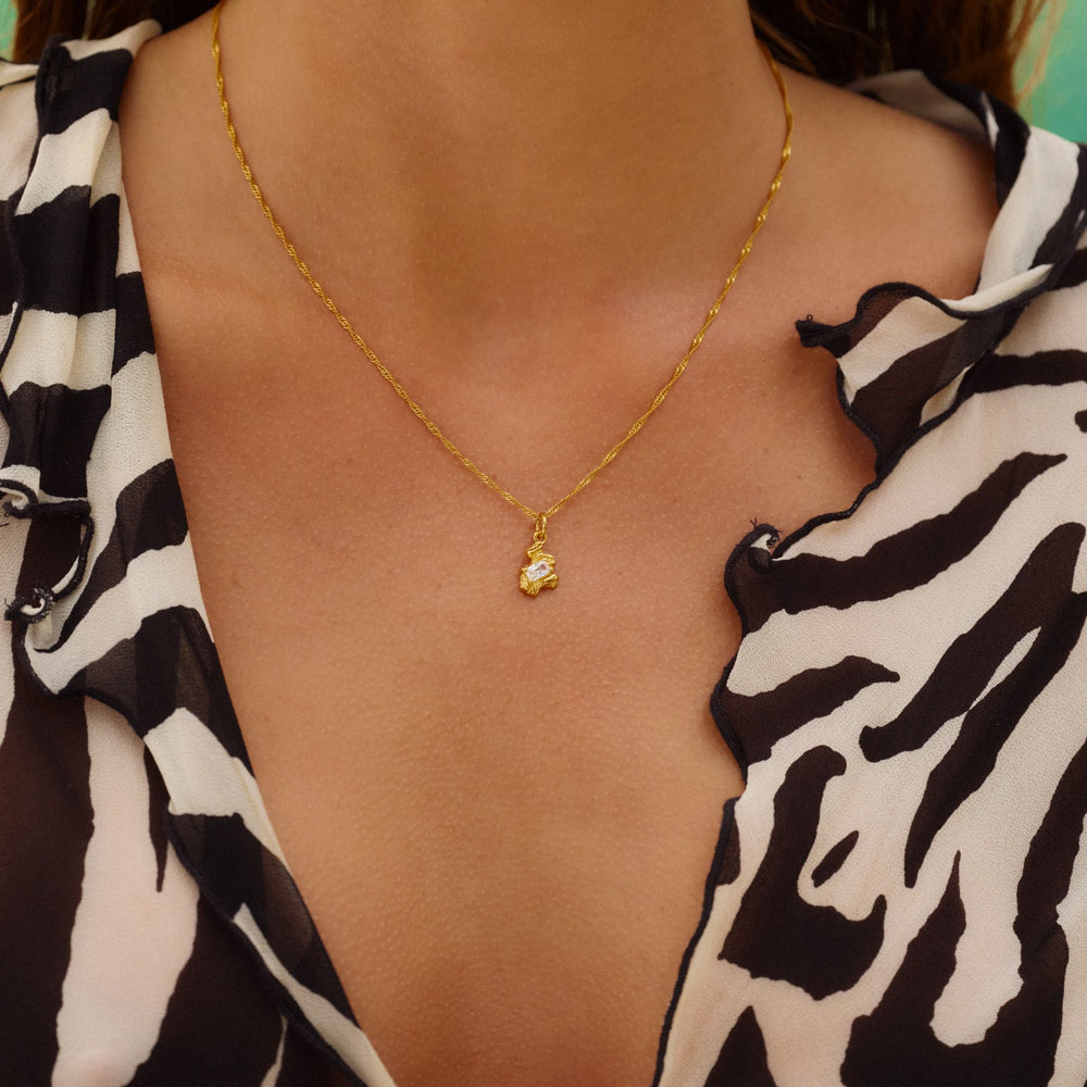 Flare Zebra Necklace
