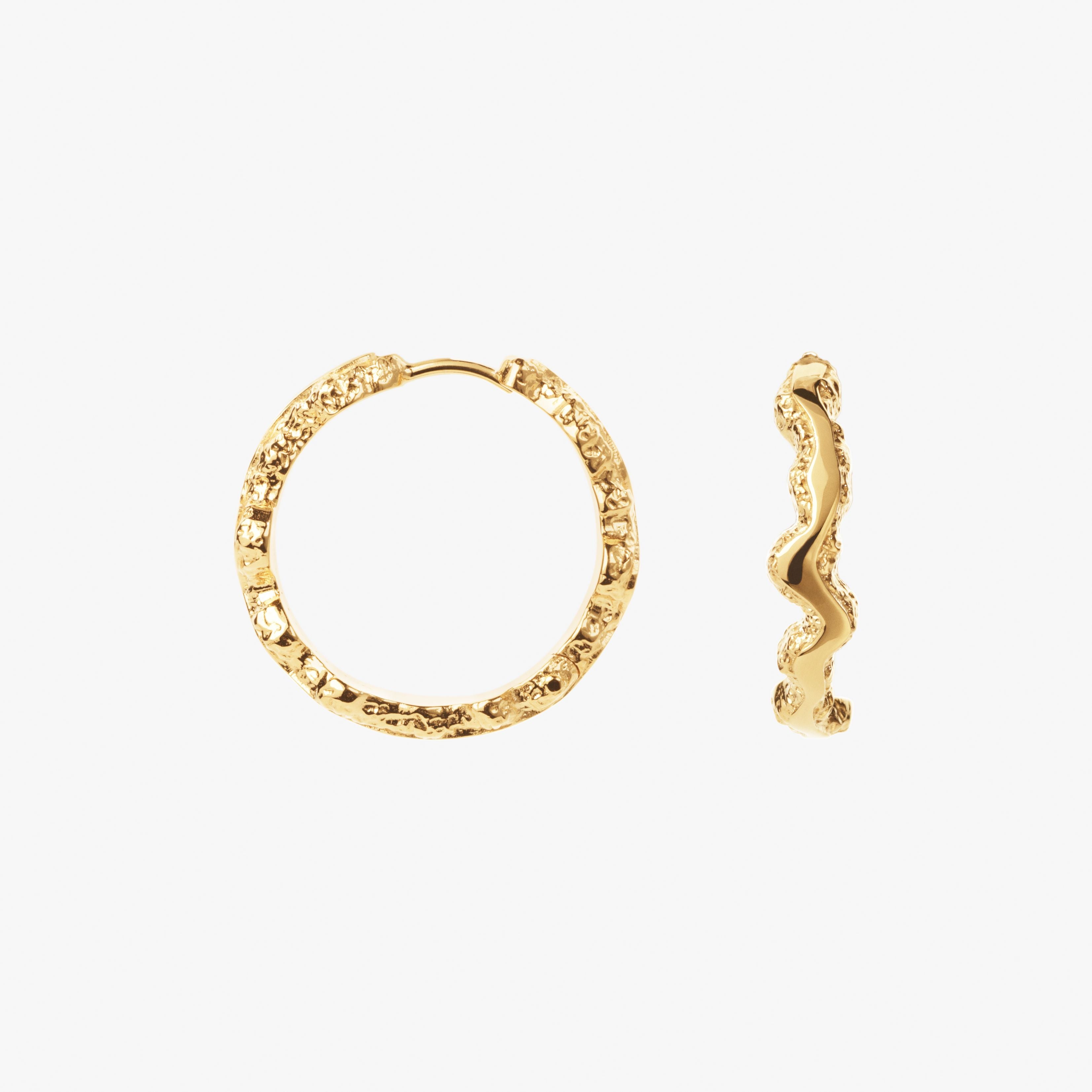 Large Shiny Sparkly Hoops