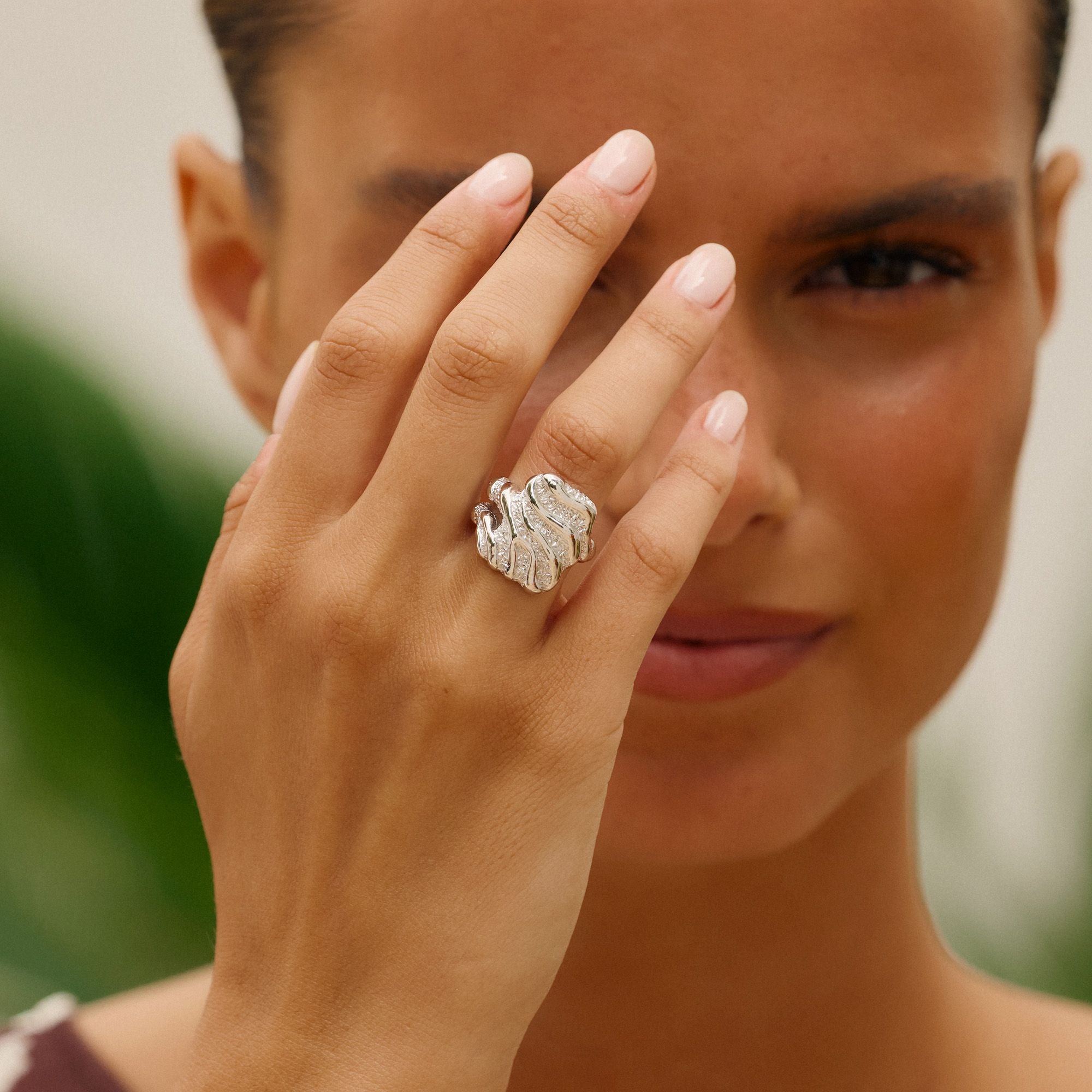 Large Zebra Ring