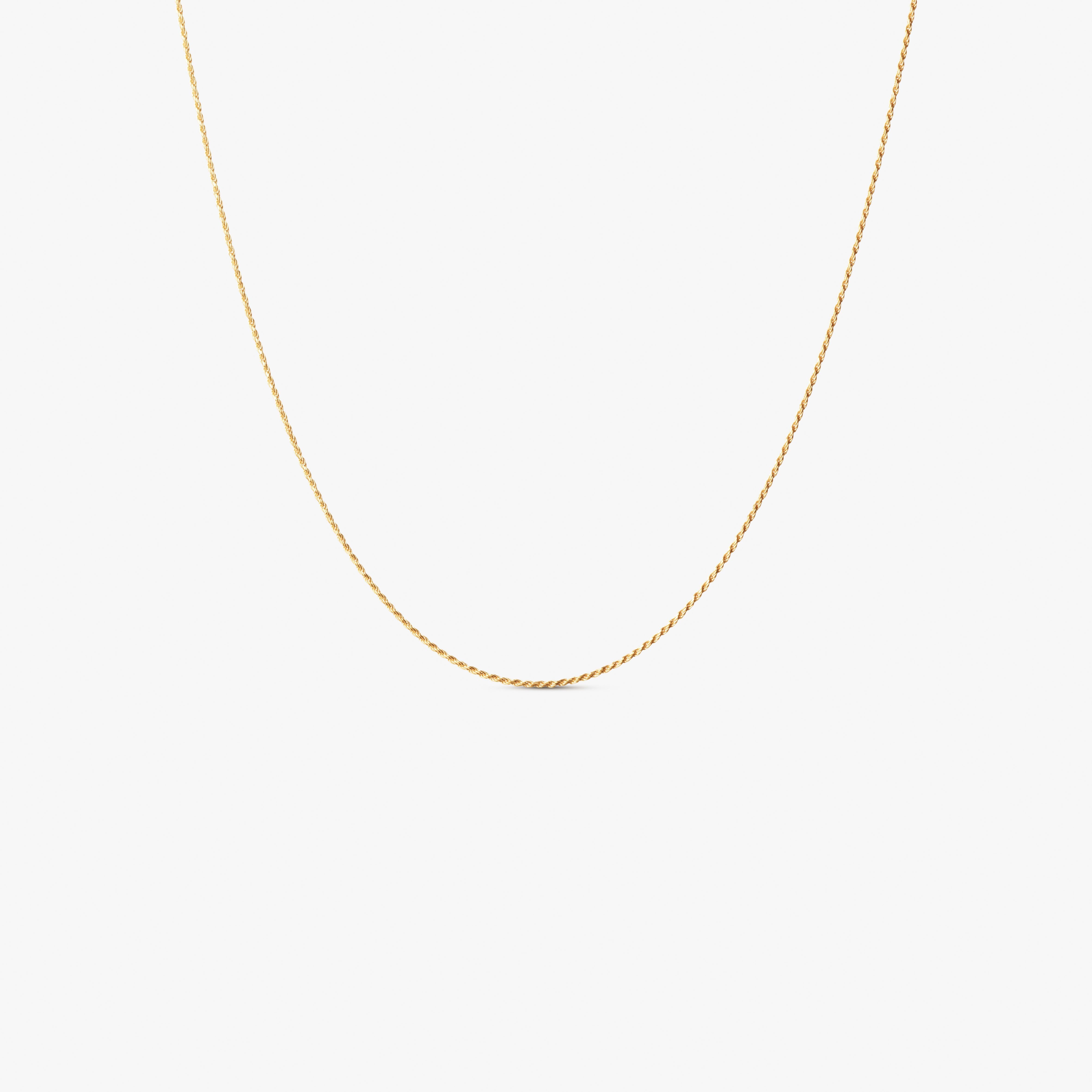 Small Twisted Sparkly Necklace