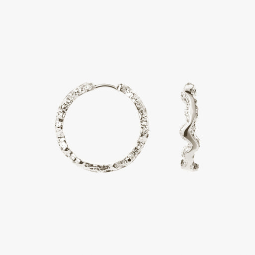 Large Shiny Sparkly Hoops