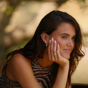 Hugged Zebra Stud Earrings