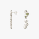 Wavy Gem Dots Earrings