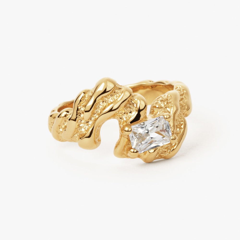 Flare Zebra Ring