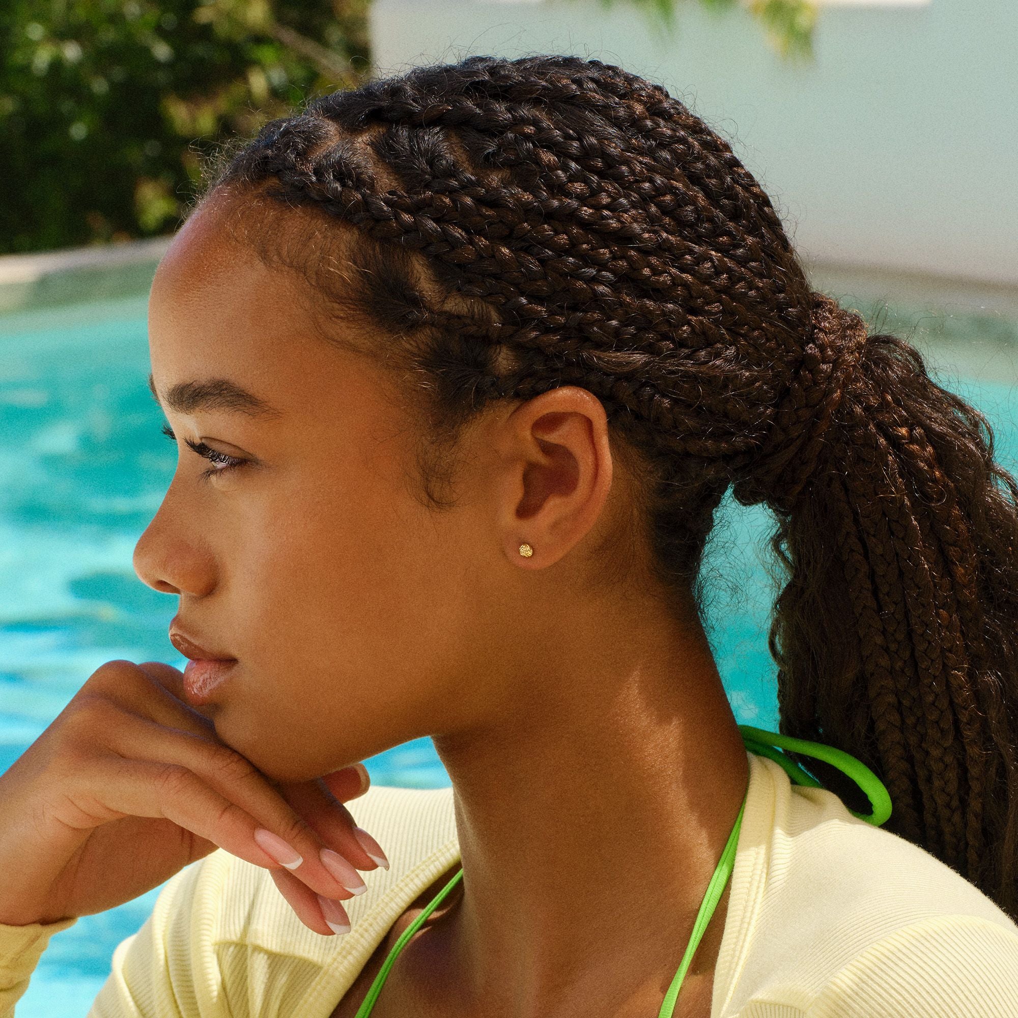 Textured Dots Stud Earrings