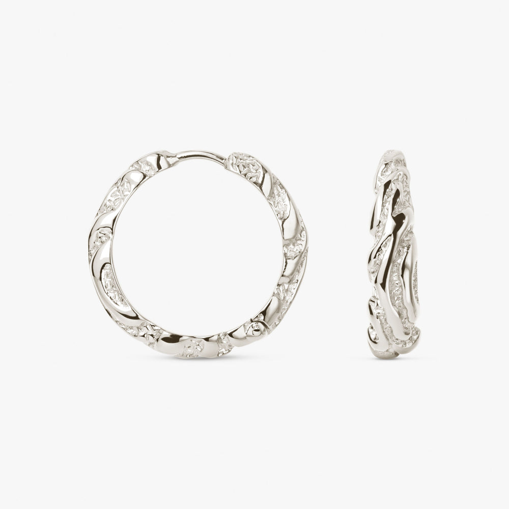 Large Zebra Hoops