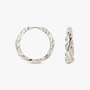 Large Zebra Hoops