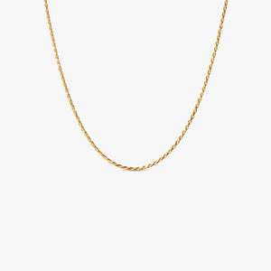 Large Twisted Sparkly Necklace