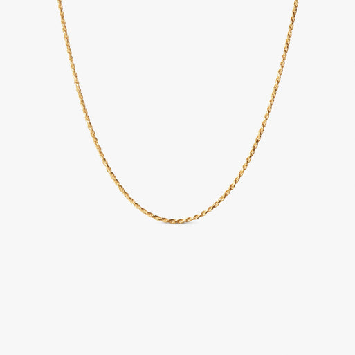 Large Twisted Sparkly Necklace