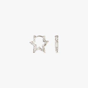 Mini Star Sparkly Hoops