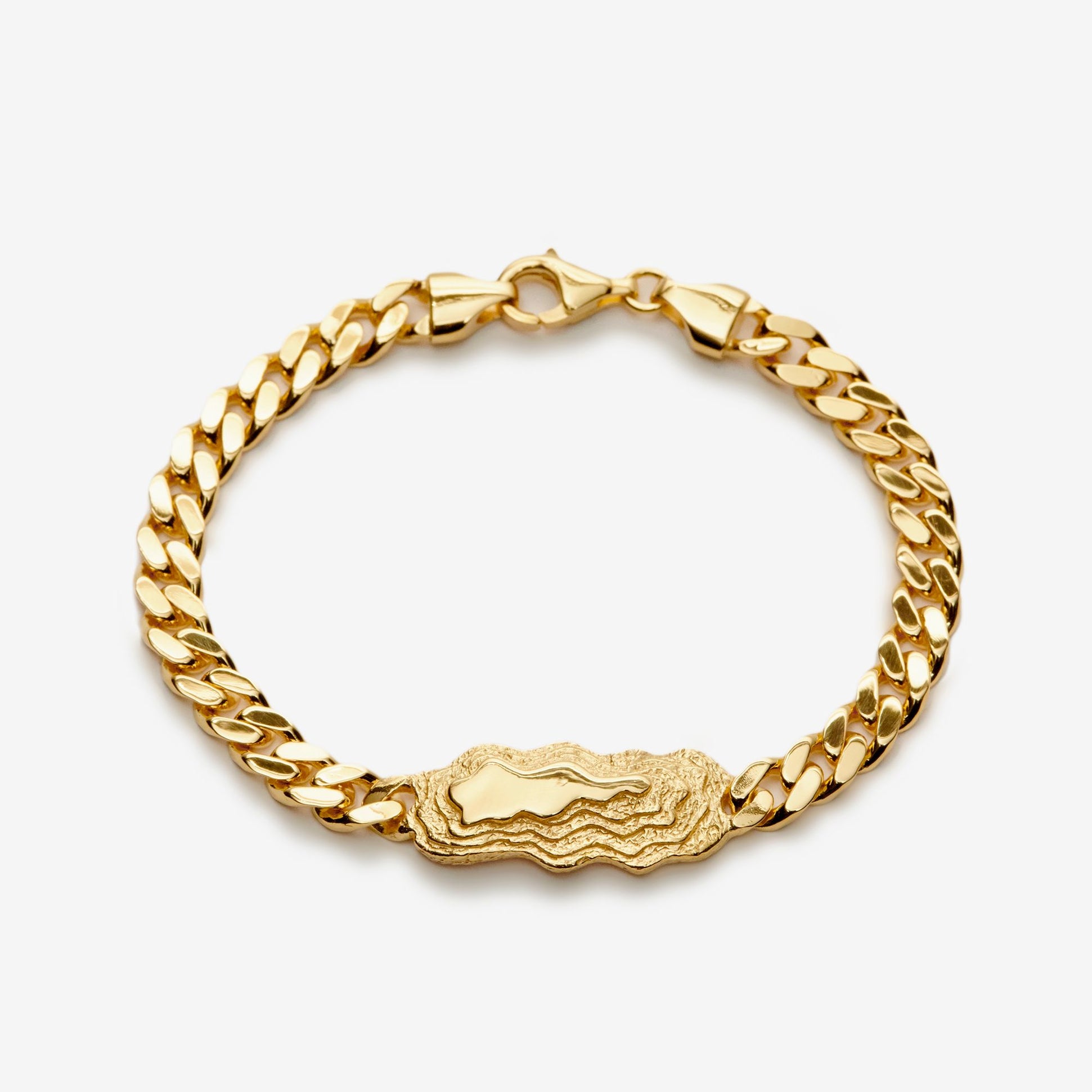 Curvy Layers Panzer Bracelet
