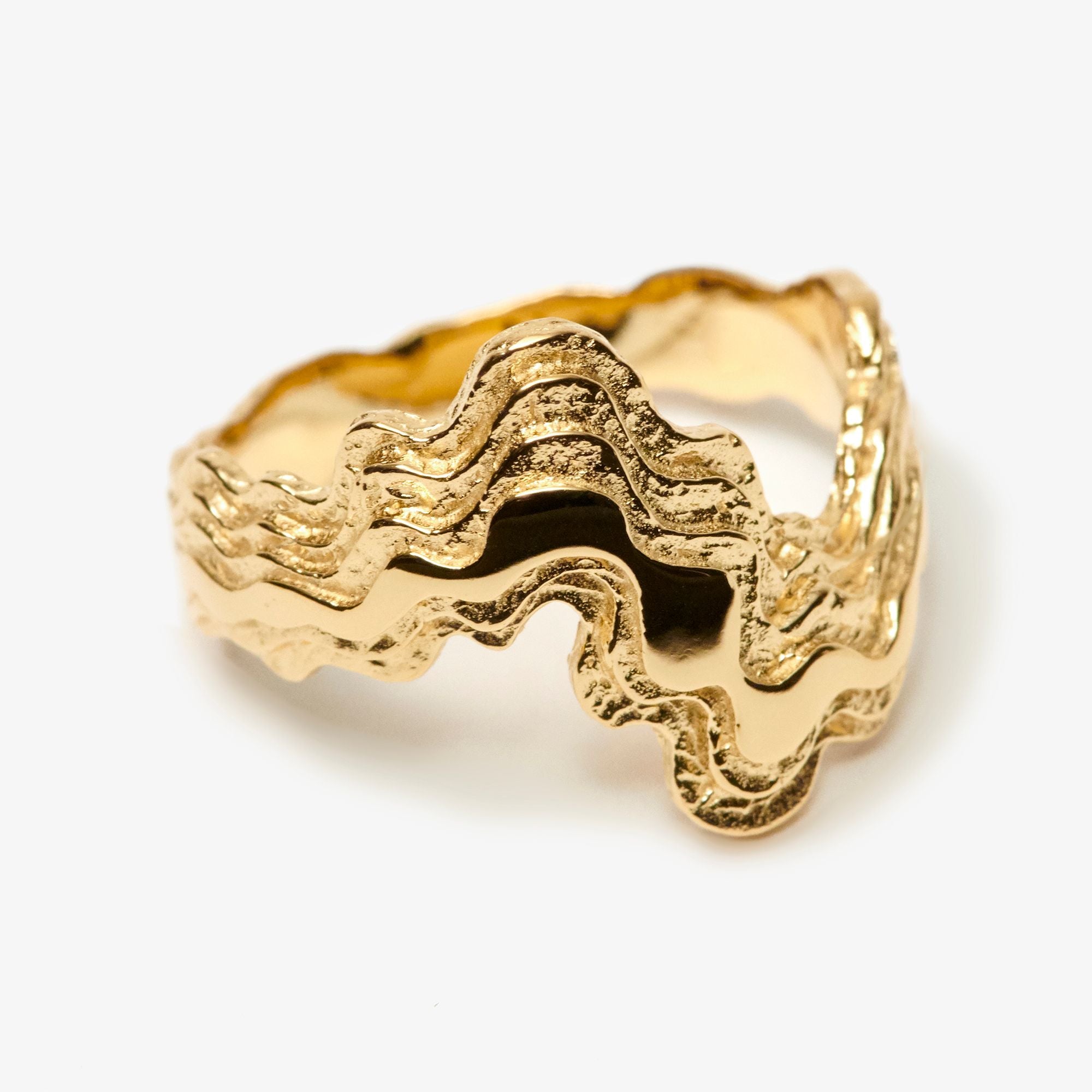 Medium Blurry Layers Ring