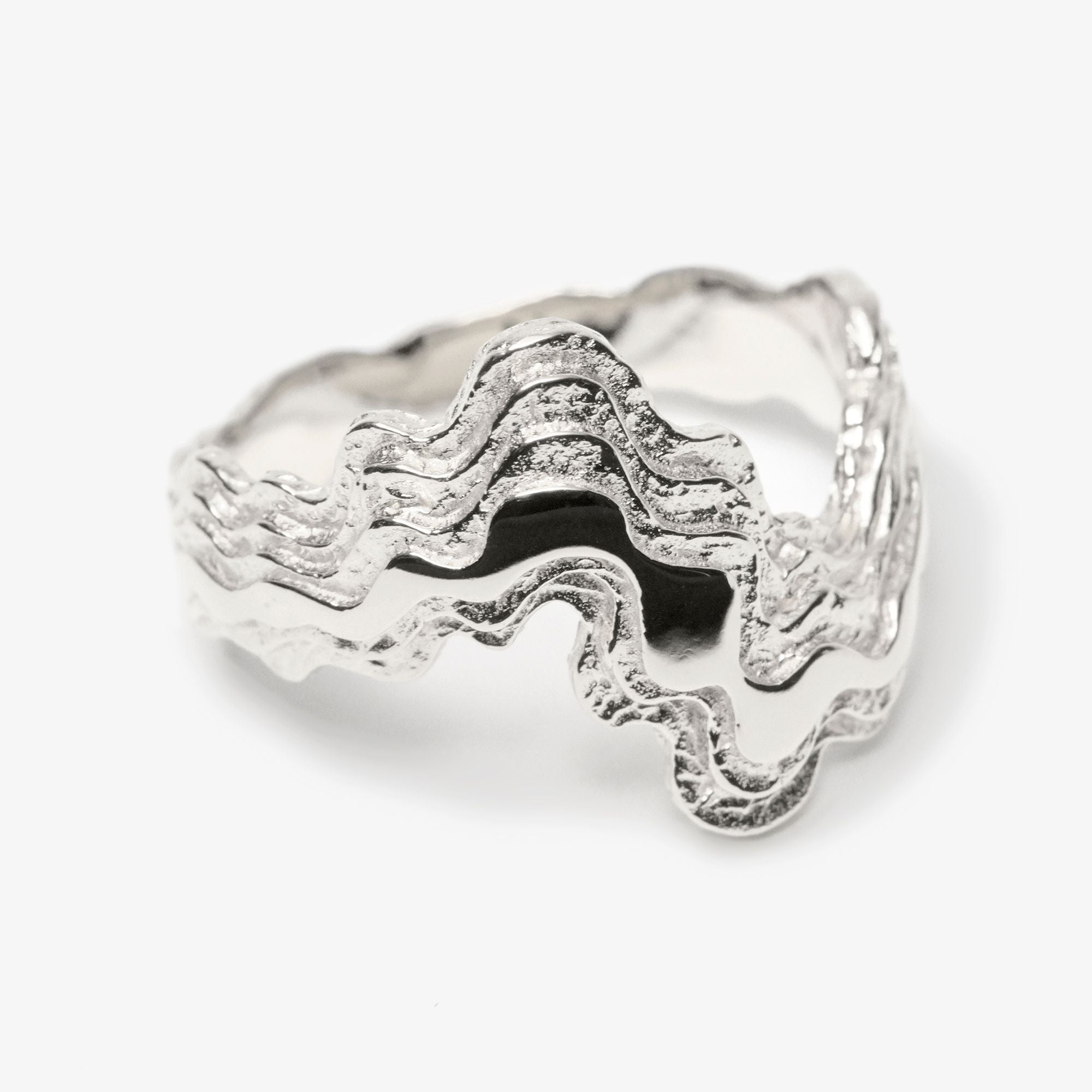 Medium Blurry Layers Ring