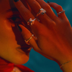 Flashing Flames Ring