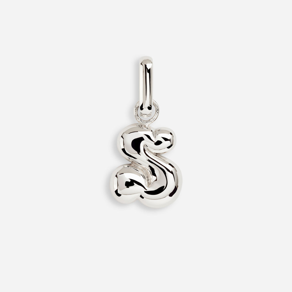 Letter Puffer Charm - S