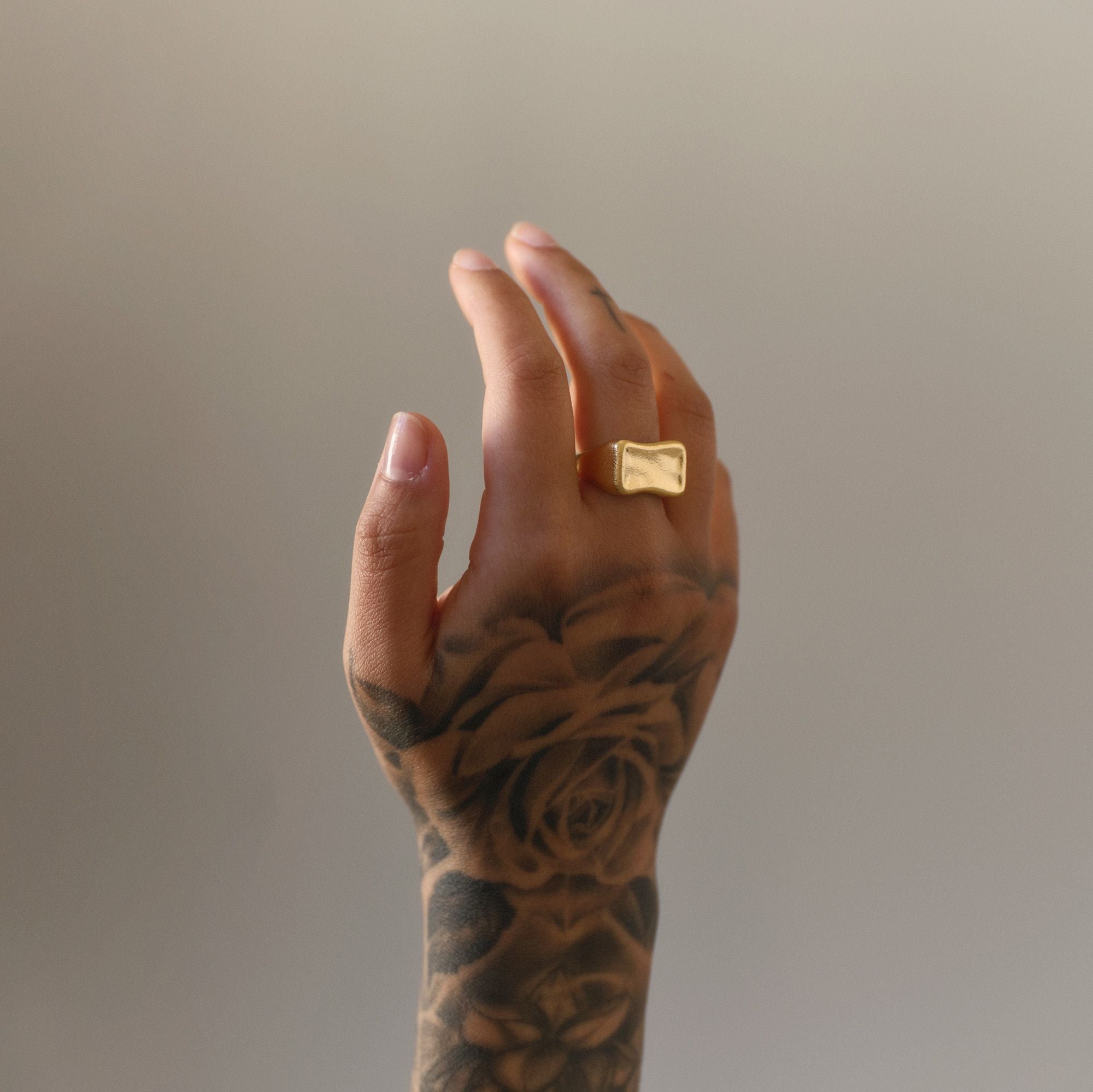 Liten Rebel Signet Ring