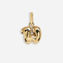 Letter Puffer Charm - W