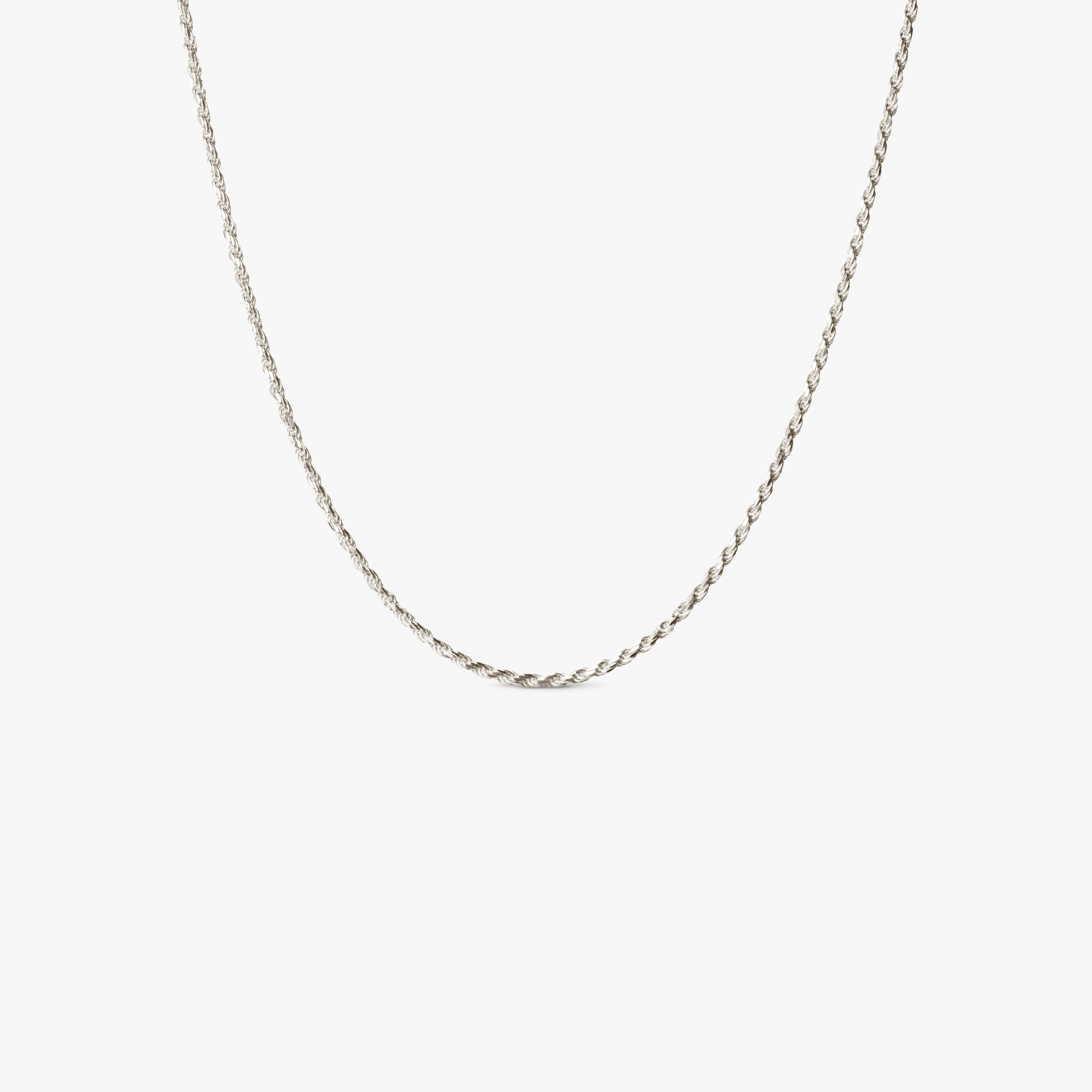 Large Twisted Sparkly Necklace