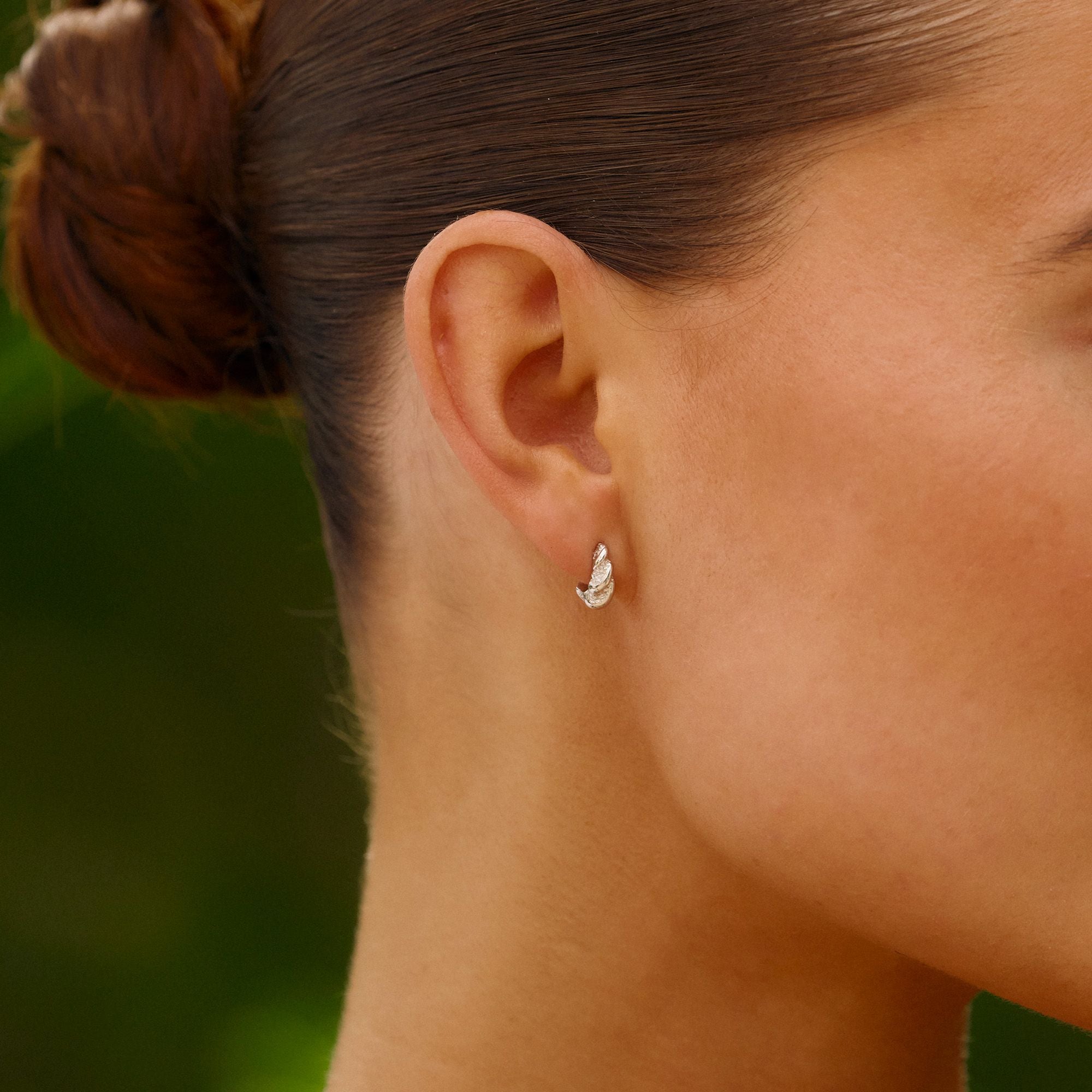 Hugged Zebra Stud Earrings