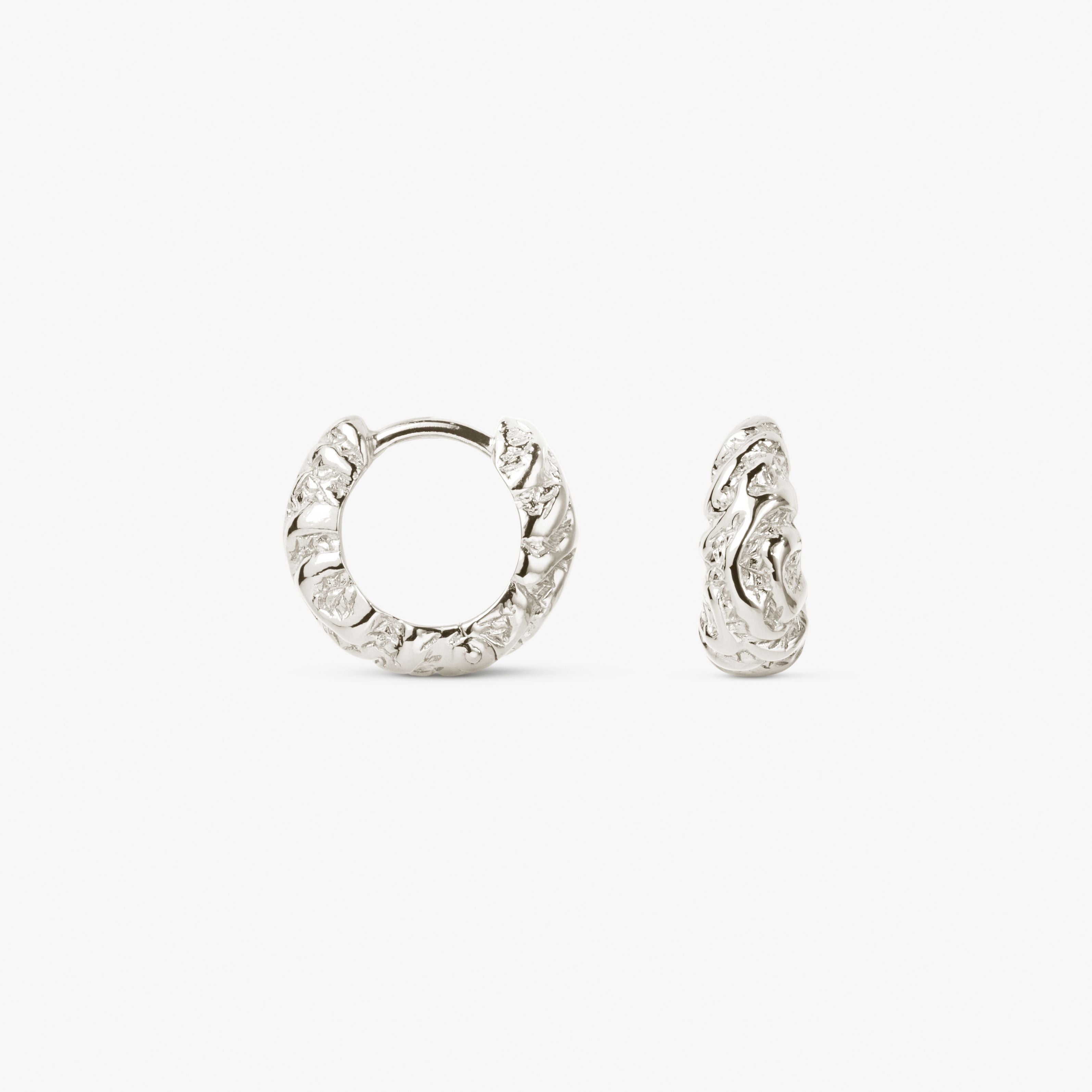 Small Zebra Hoops