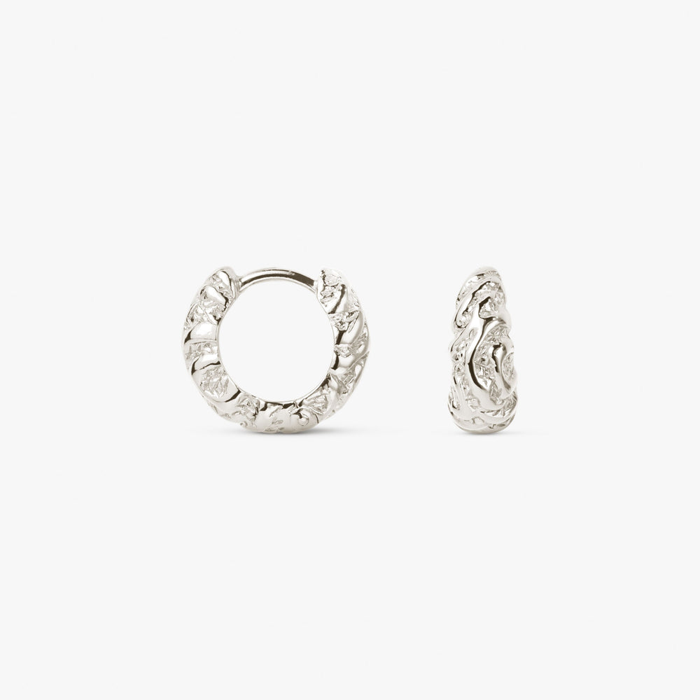 Small Zebra Hoops