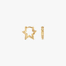 Mini Star Sparkly Hoops