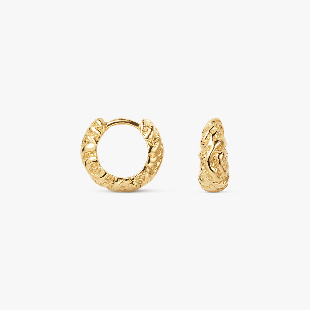 Small Zebra Hoops