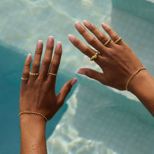 Large Shiny Dots Bracelet