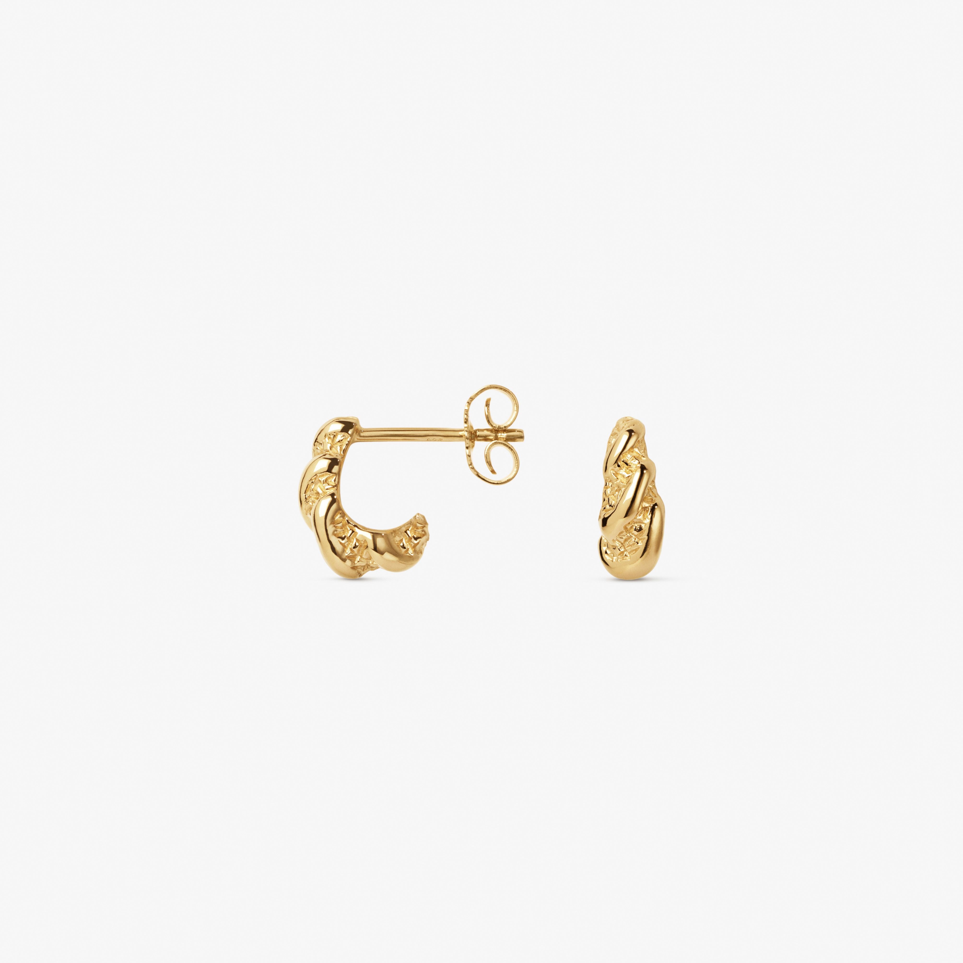 Hugged Zebra Stud Earrings