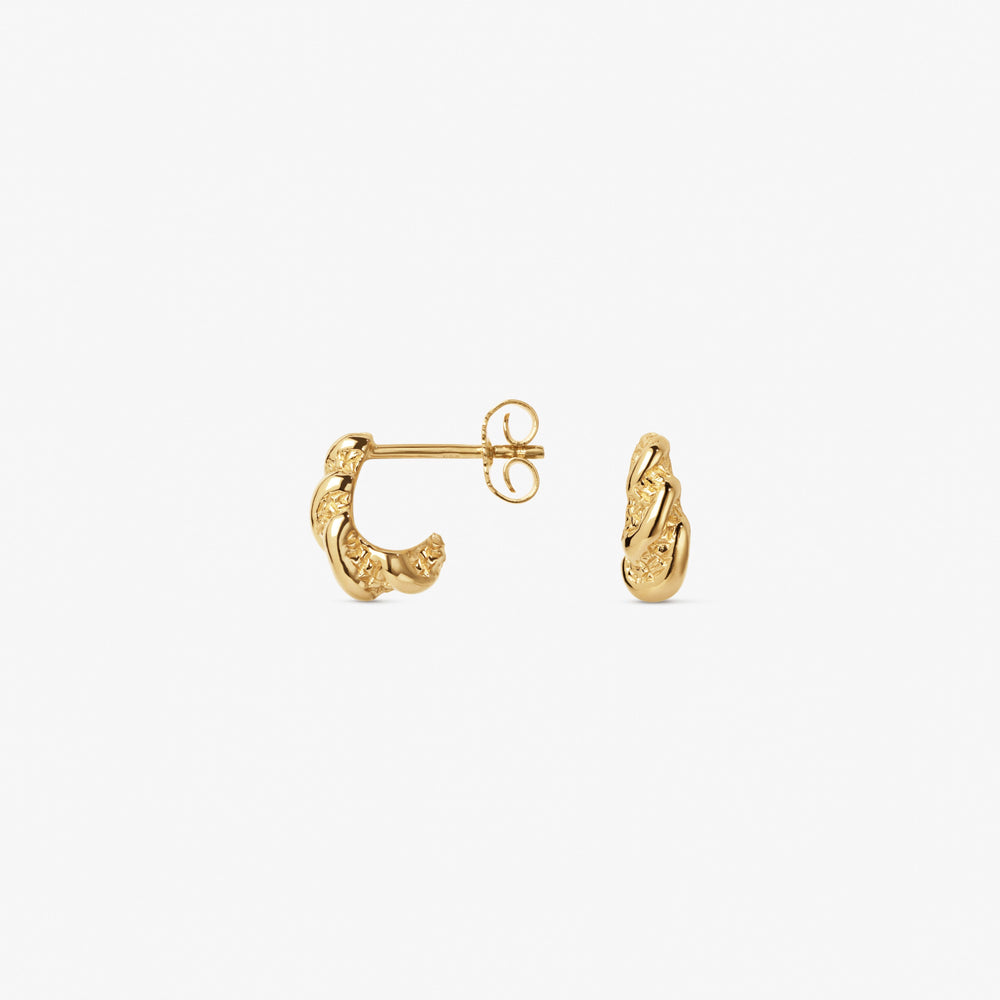 Hugged Zebra Stud Earrings