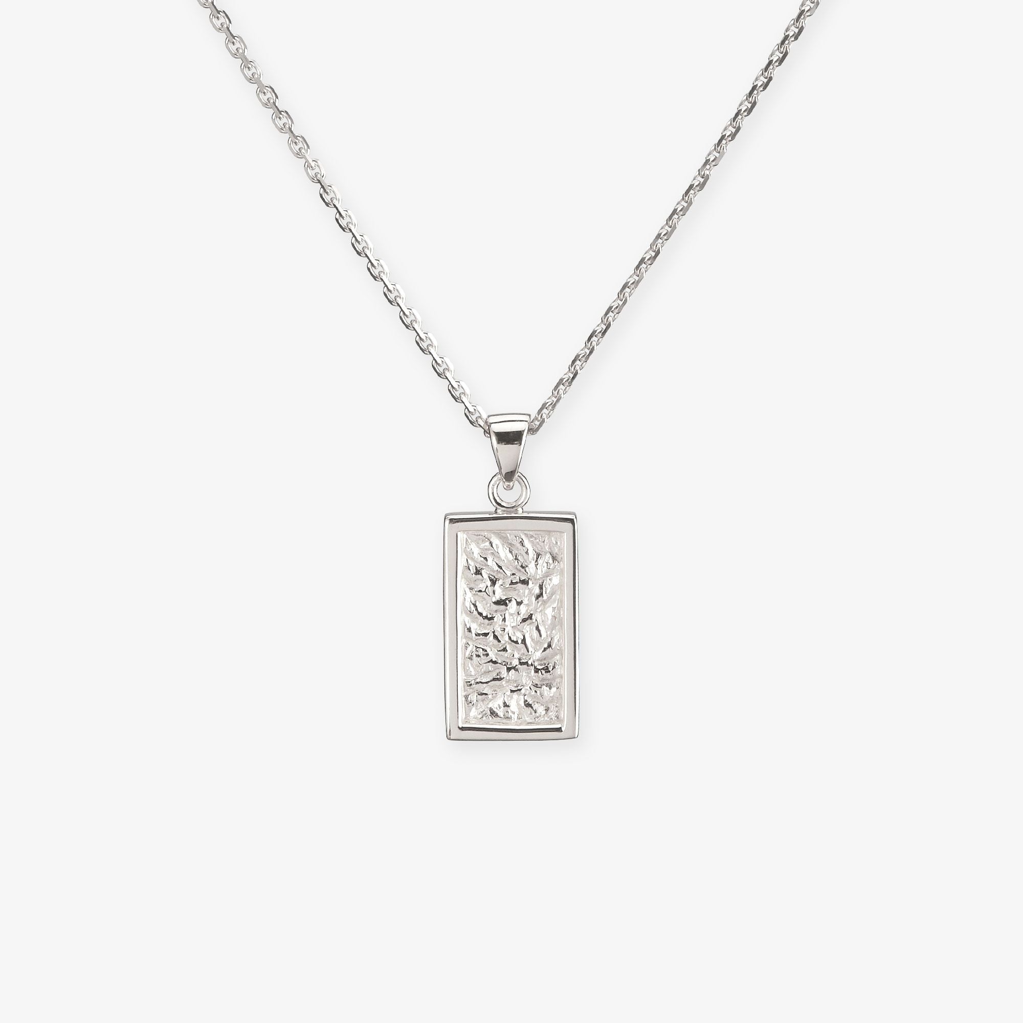 Square Tekstur Necklace