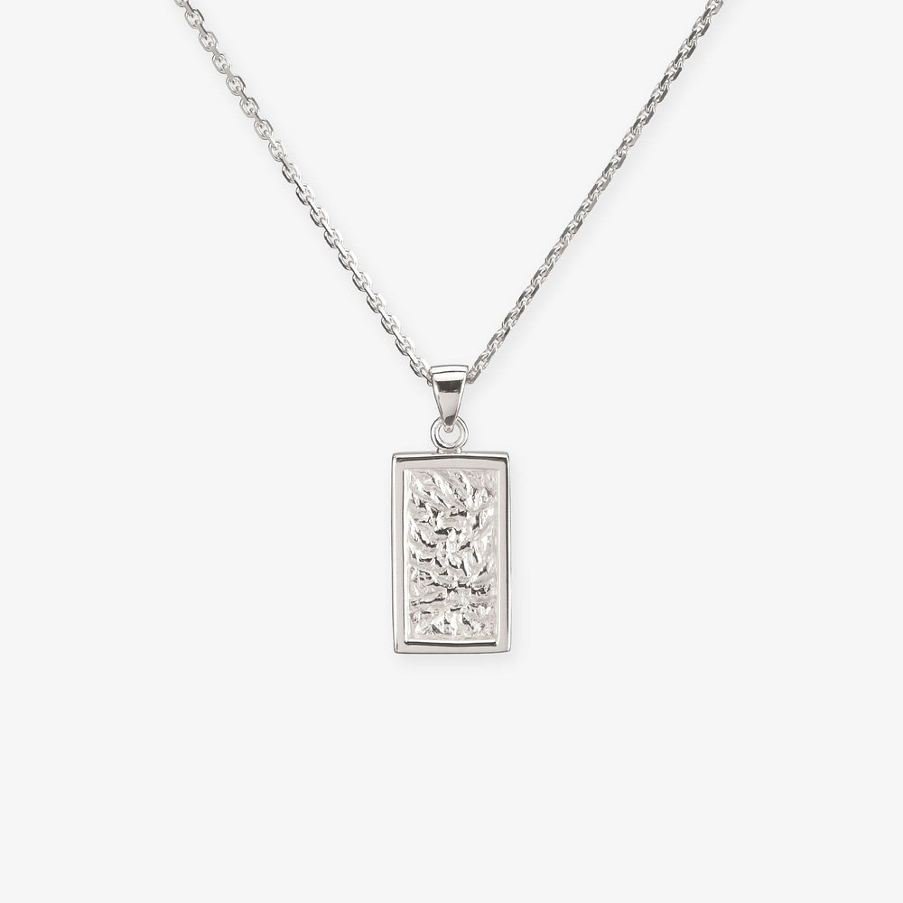 Square Tekstur Necklace