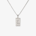 Square Tekstur Necklace