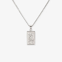 Square Tekstur Necklace