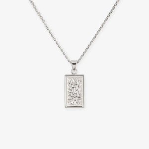 Square Tekstur Necklace
