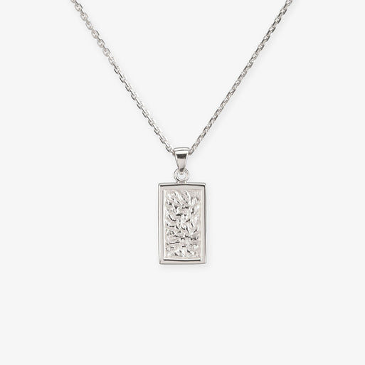 Square Tekstur Necklace