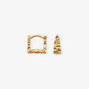 Small Edgy Silicium Earrings
