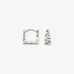 Small Edgy Silicium Earrings