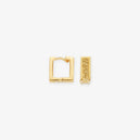 Small Square Tekstur Earrings