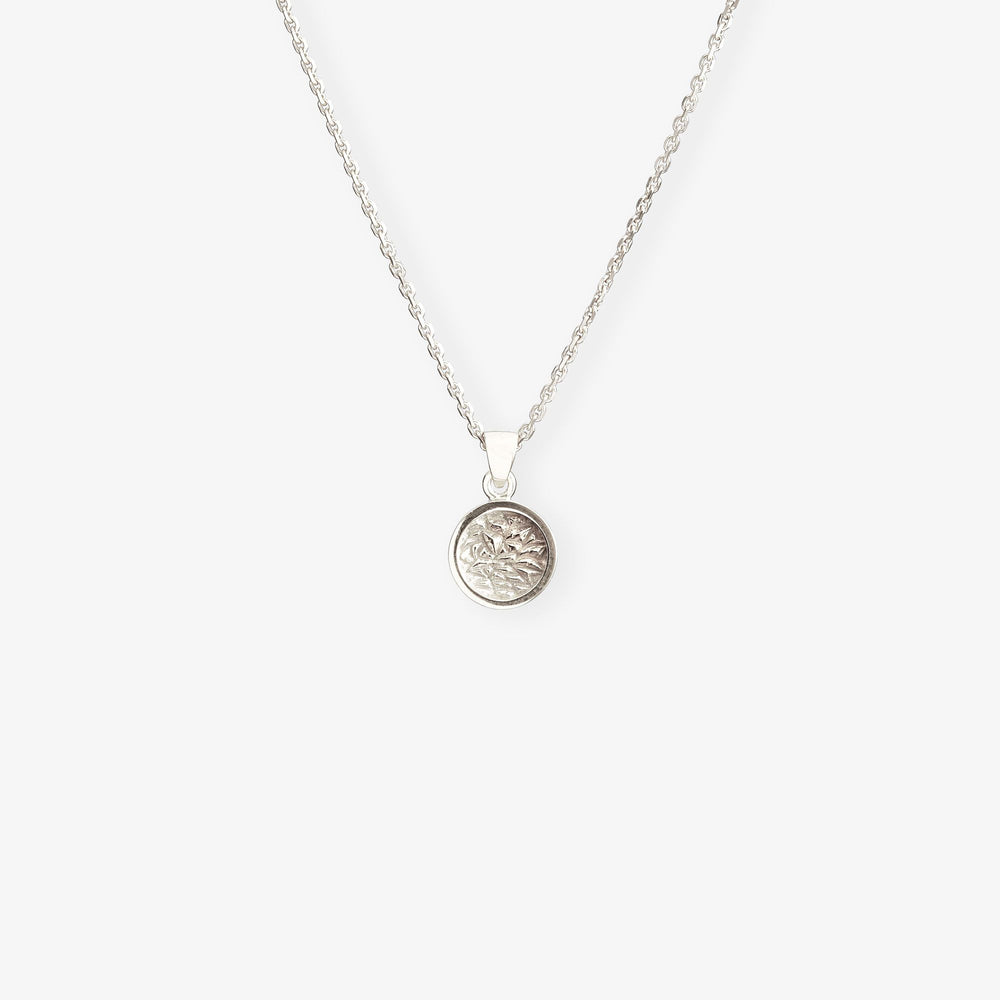 Mini Round Tekstur Necklace