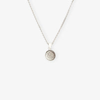 Mini Round Tekstur Necklace