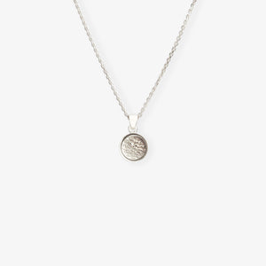 Mini Round Tekstur Necklace
