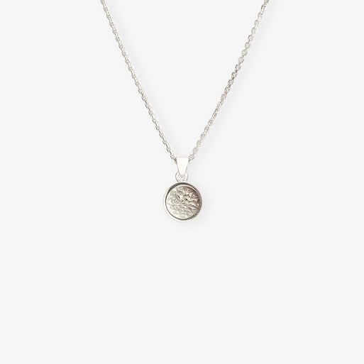 Mini Round Tekstur Necklace