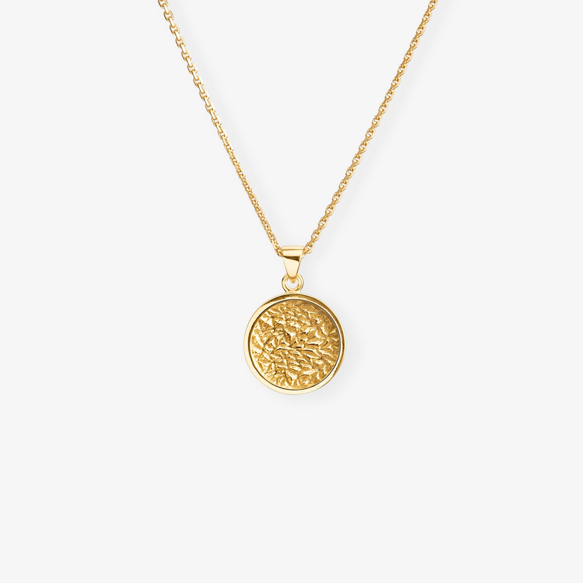 Round Tekstur Necklace