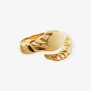 Large Twisted Silicium Ring