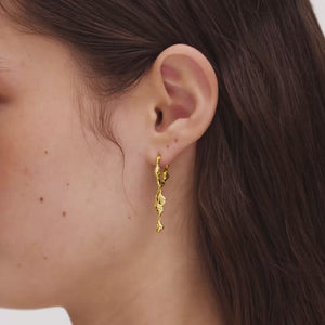 Large Bubbly Flow Earrings