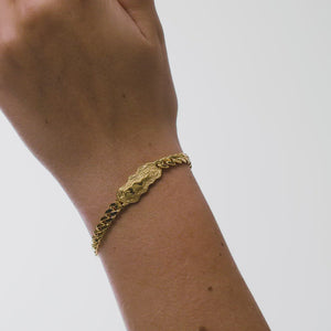 Curvy Layers Panzer Bracelet